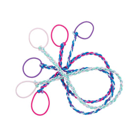 Rip Tie front packaging showing multicolor 3-pack and benefit of tangle-free hold