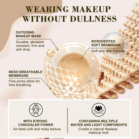 Rise Luxus application with blender demonstrating seamless blending and natural look