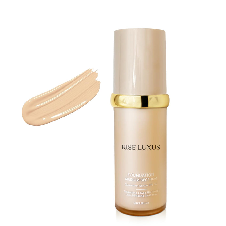 Rise Luxus front packaging showing bottle and label for clear product ID and trust