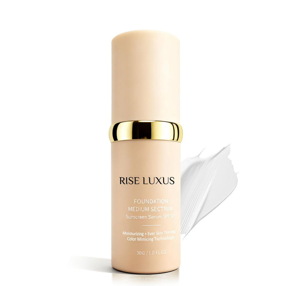 Rise Luxus front packaging showing bottle and branding, highlighting clean design and protection