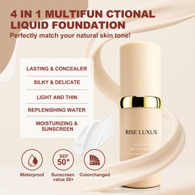 Rise Luxus pump dispensed texture close-up, showing smooth hydrating consistency benefit