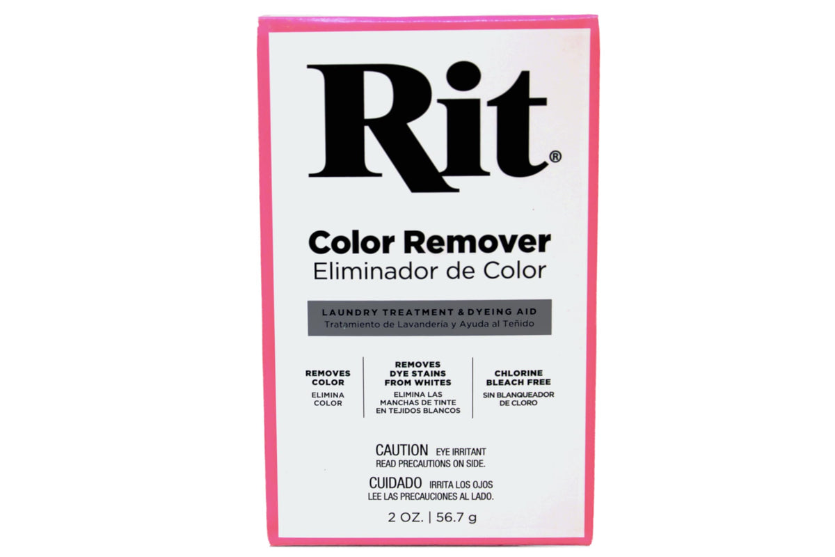Rit color remover powder close-up texture emphasizing easy dissolving