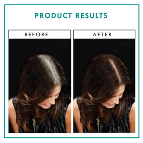 Rita Hazan texture finish on hair showing natural-looking coverage