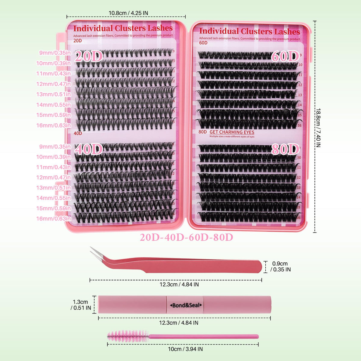 RITALASH eye before and after application showing natural fuller lashes benefit
