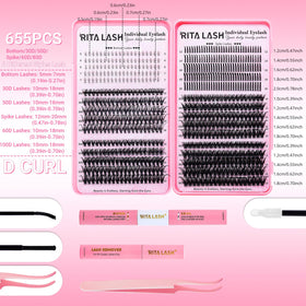 RITALASH gentle lash remover bottle showing safe adhesive removal