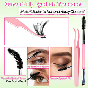 RITALASH lifestyle image of worn lashes showcasing natural volumized finish
