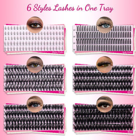 RITALASH spike and bottom lashes laid out for creative accents