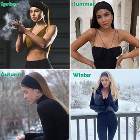 RITOPER headband in morning routine styling for comfortable all-day wear