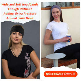 RITOPER shown on headband wig to display gentle fit and no hair damage
