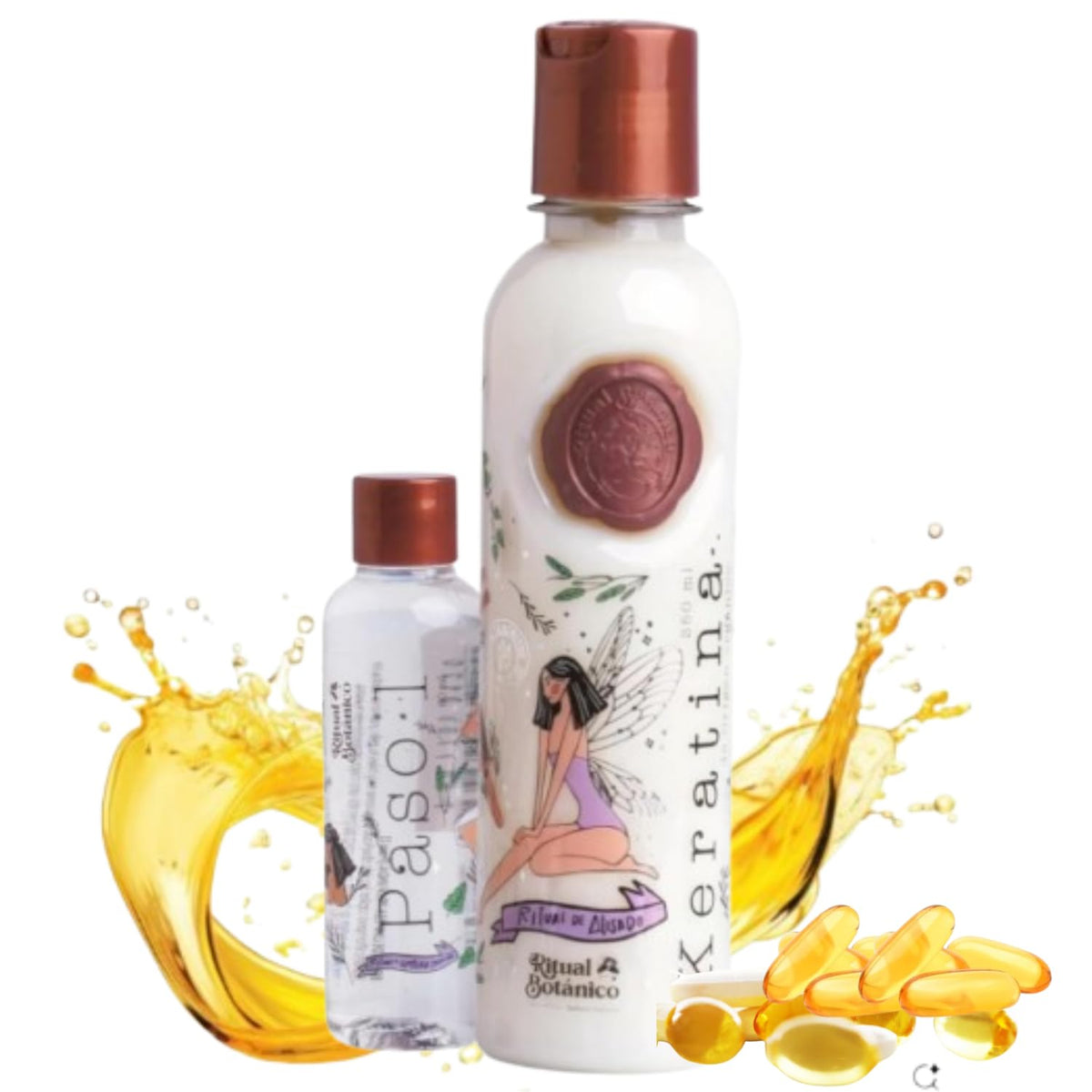 Ritual Botanico front packaging showing 250 ml bottle and benefits