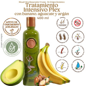 Ritual Botanico Plex Conditioner texture spread on hand showing rich, reparative formula