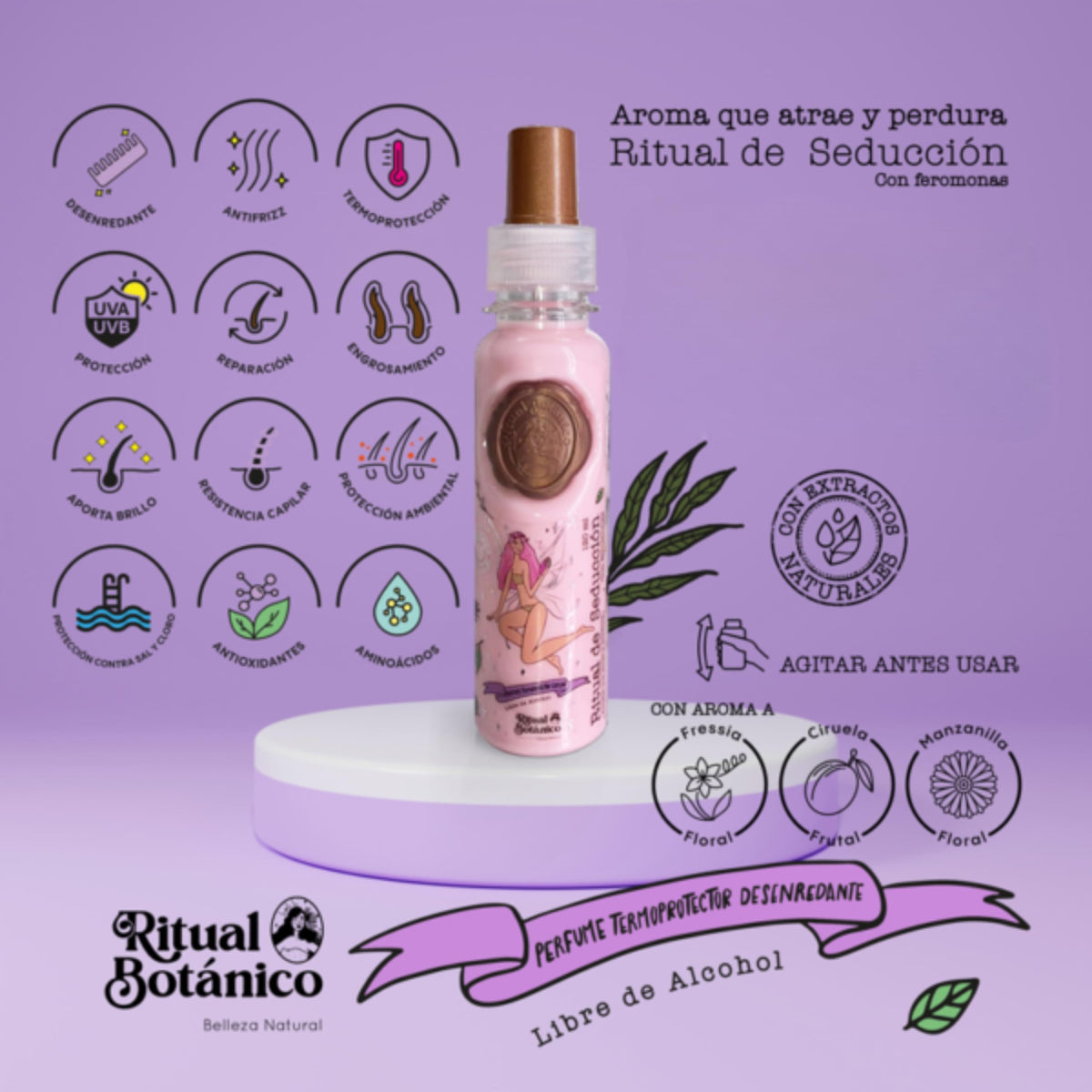 Ritual Botanico spray nozzle close-up for precise application benefit