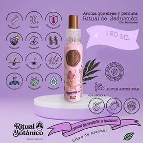 Ritual Botanico thermo protector spray bottle protecting hair from heat