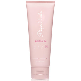 Rizos Curls front label of travel light hold gel showing product benefits