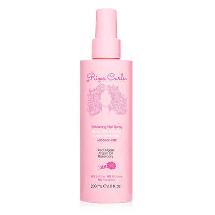 Rizos Curls front bottle shot showing sleek packaging and product benefit