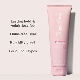 Rizos Curls gel on hand amount comparison, helps measure correct usage benefit