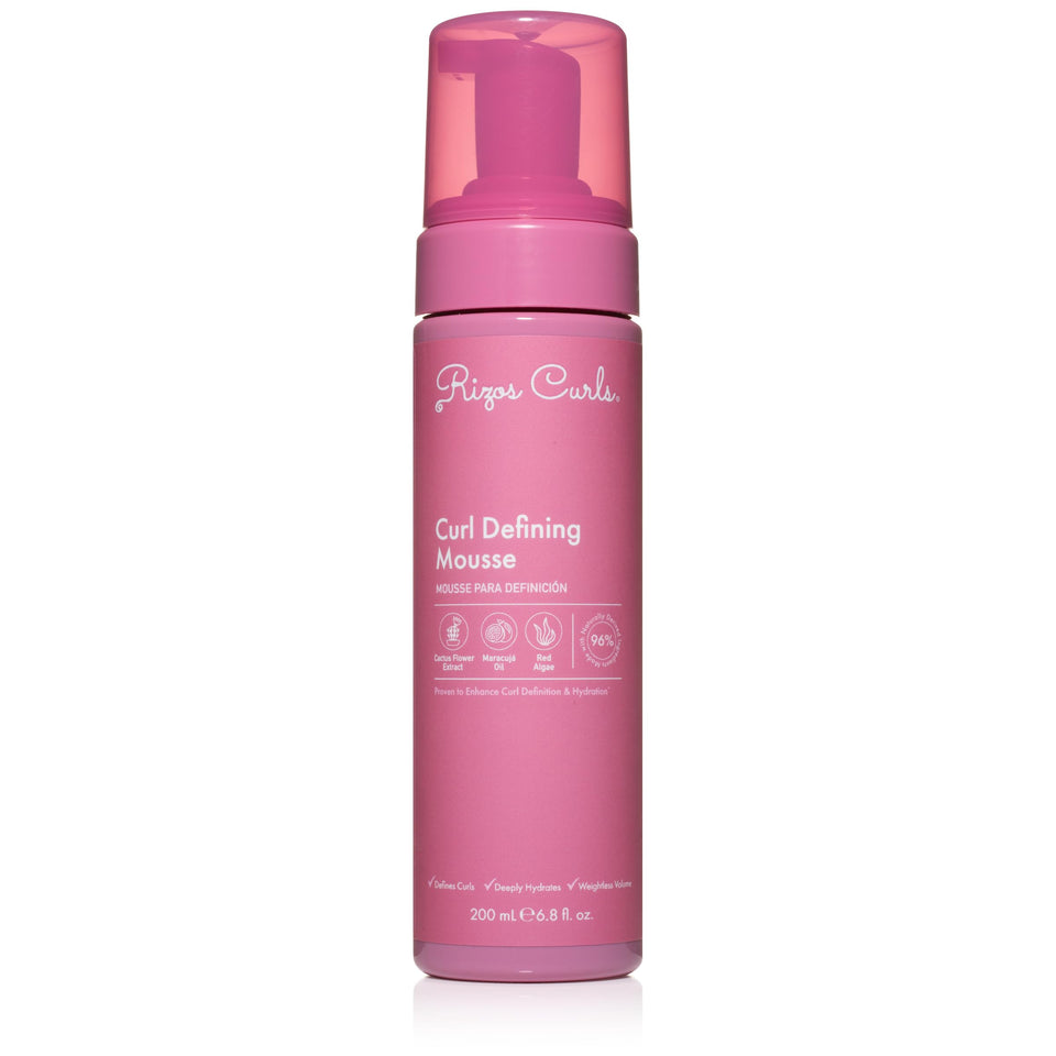 Rizos Curls front packaging with clear product name and benefits