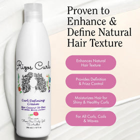 Rizos Curls jar next to hand to show size and travel-friendly benefit