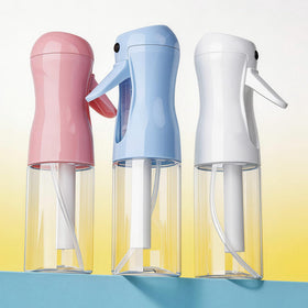 RMNJPW trio on bathroom vanity showing skincare misting and tidy storage benefit