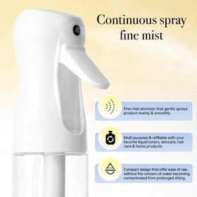 RMNJPW side profile filled bottle showing visible liquid level for convenience