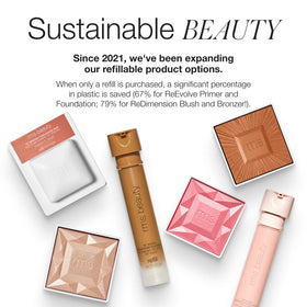 RMS Beauty in a makeup bag lifestyle shot showing on-the-go touch-up ease