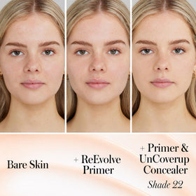 RMS Beauty primer gel texture closeup illustrating lightweight hydration and glow