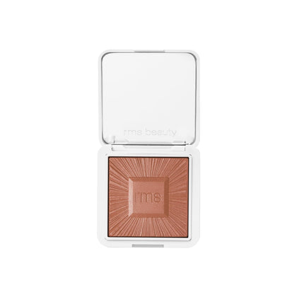 RMS Beauty front compact showing sleek refillable design and portablity