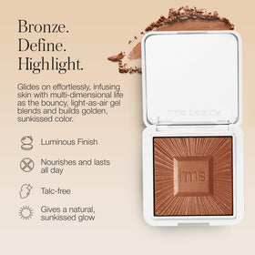 RMS Beauty texture close-up showing gel-to-powder finish and smooth application