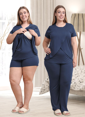 Rnxrbb close-up of double-layer nursing top highlighting discreet breastfeeding access