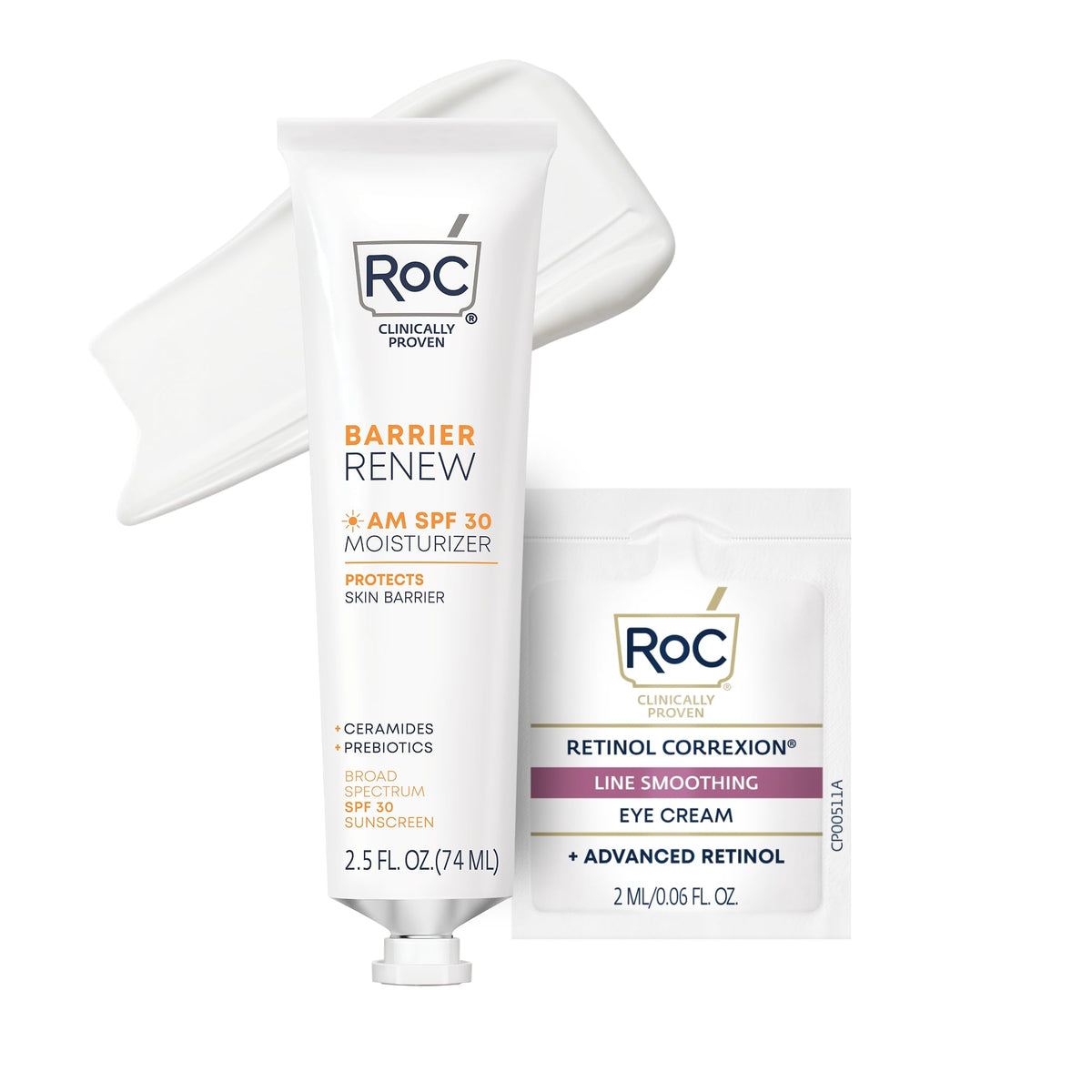 RoC Barrier Renew front jar showing clean packaging and SPF 30 protection