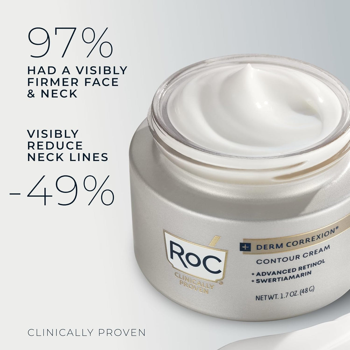 RoC hyaluronic ingredient bottle emphasizing hydration support