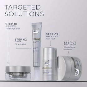 RoC retinol eye packette included for targeted delicate area care