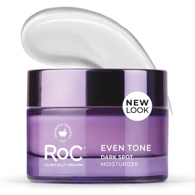 RoC jar front view showing product branding and sleek packaging benefit: recognizable trusted formula