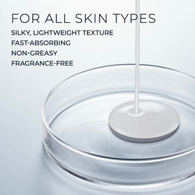 RoC applying serum on hand demonstrating immediate smoothing and hydration effect