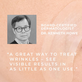RoC patch used in nighttime bathroom routine supporting visible wrinkle care