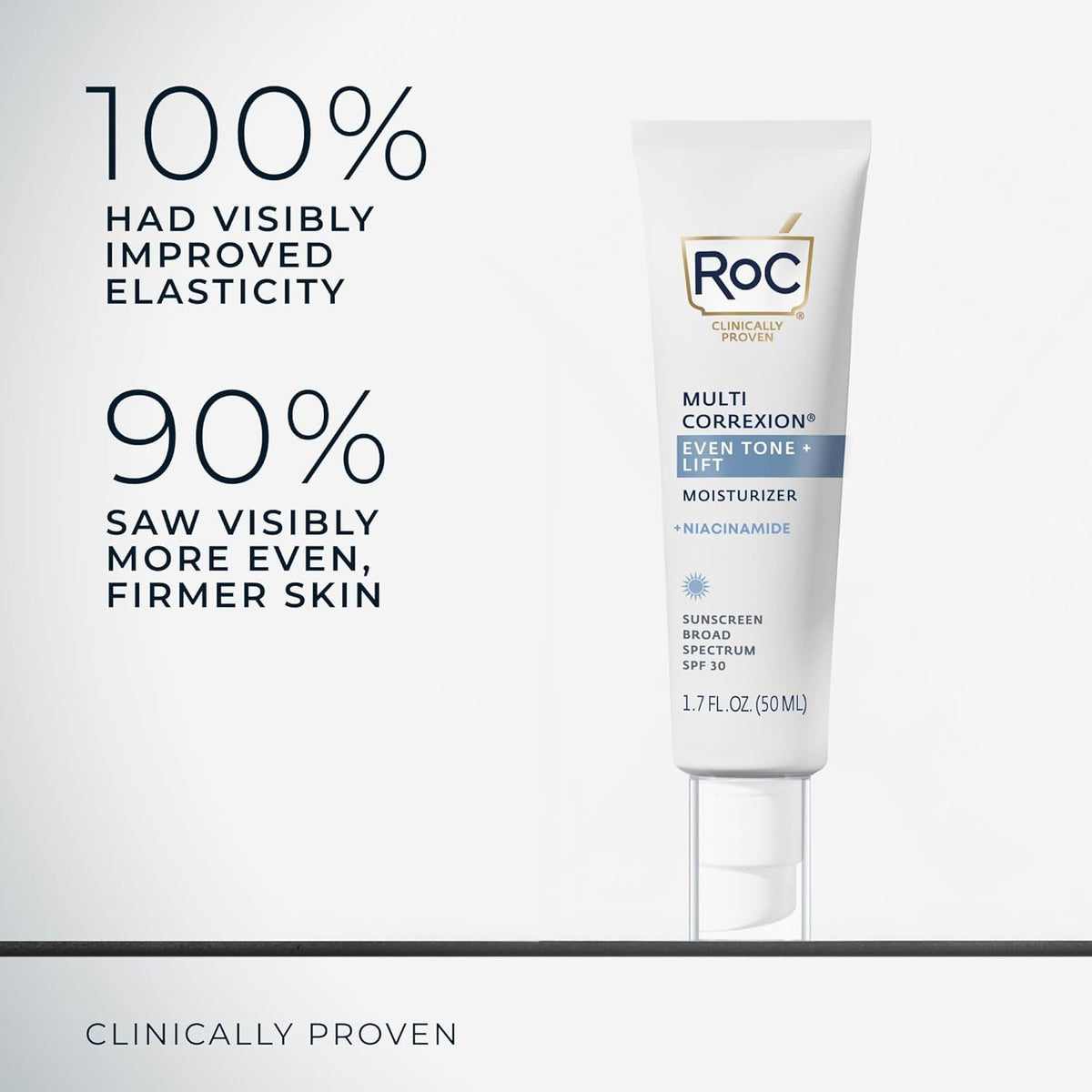 RoC dispensing moisturizer from tube demonstrating easy application