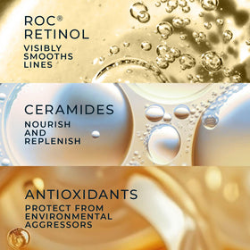 RoC being applied as part of a nighttime routine for better skin