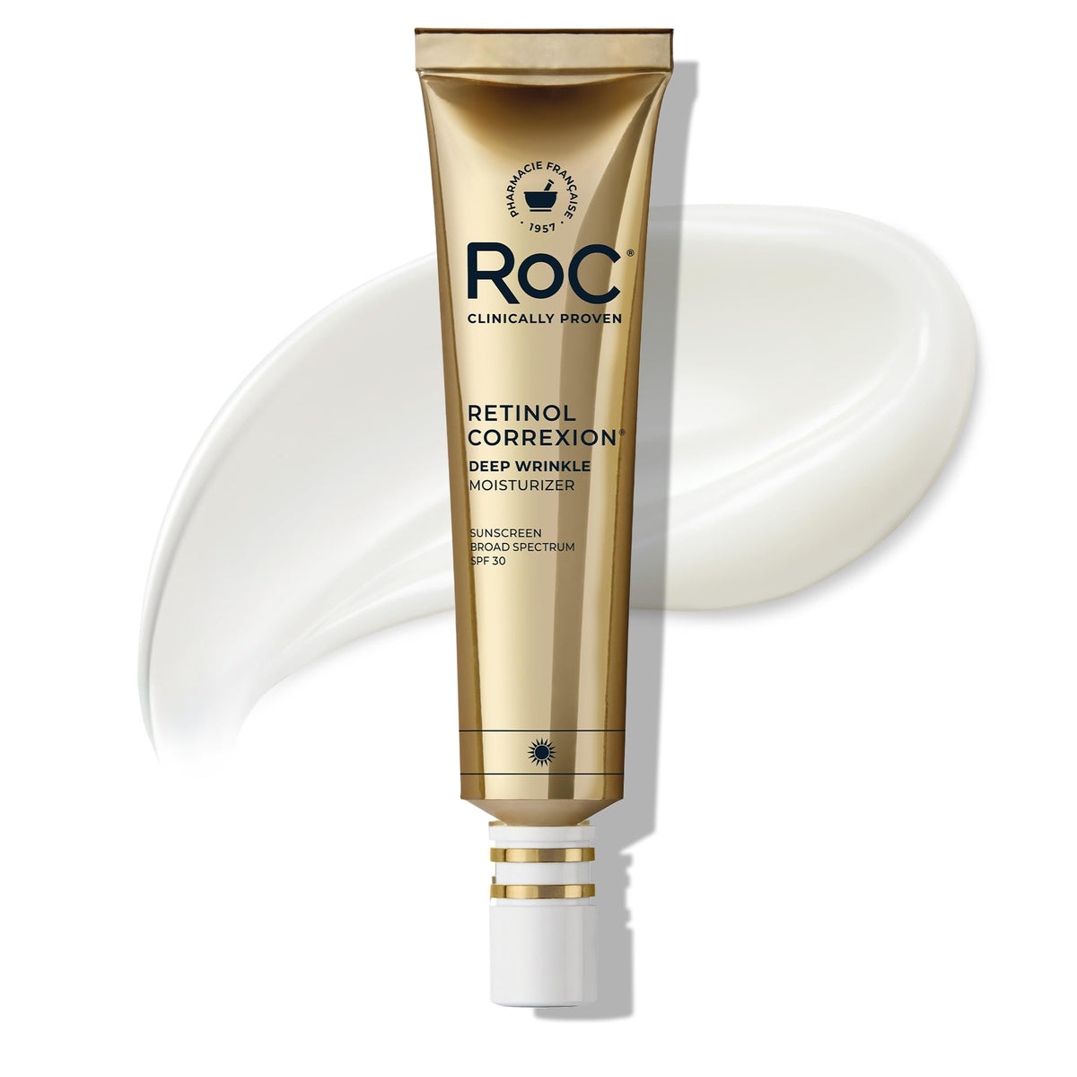 RoC front packaging showing bottle and SPF benefit