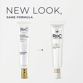 RoC bottle on bathroom vanity showcasing daily routine convenience