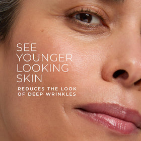 RoC silky serum texture close-up highlighting fast absorption and smooth feel