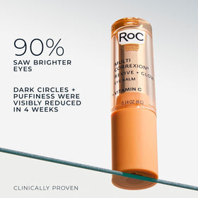 RoC clear balm texture on skin demonstrating smooth, non-greasy finish