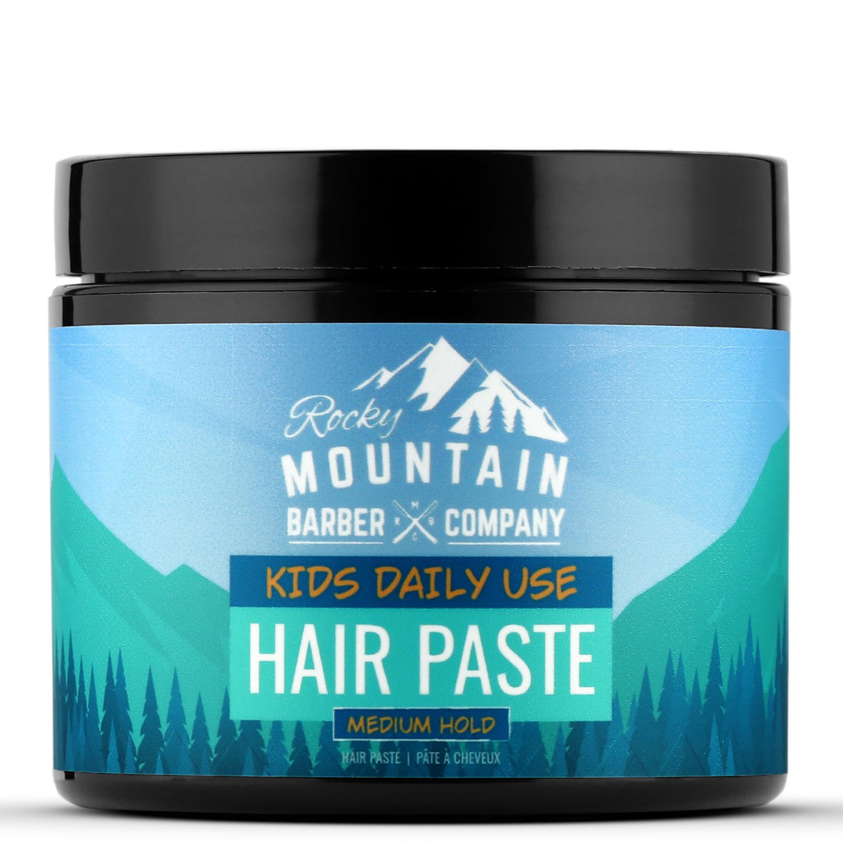 Rocky Mountain Barber Company front tub showing product and branding, easy selection