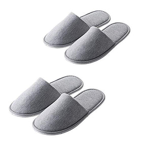 Rocutus front packaging showing two-pair disposable slippers for convenient guest use