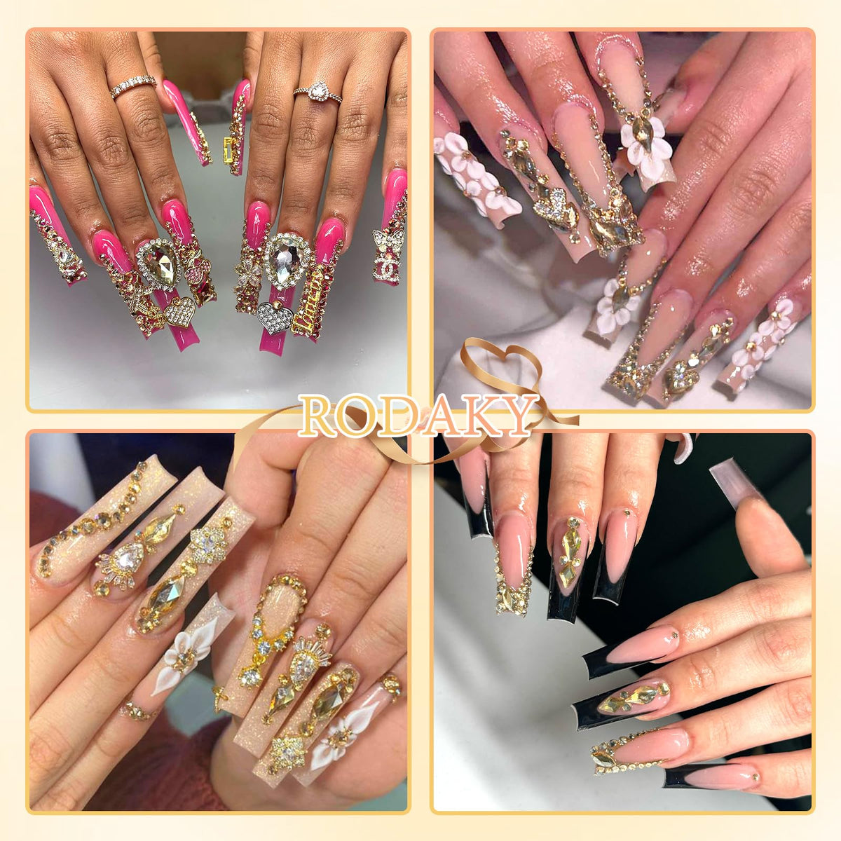 RODAKY crystals applied to shoe heel highlighting decorative upgrade and lasting hold