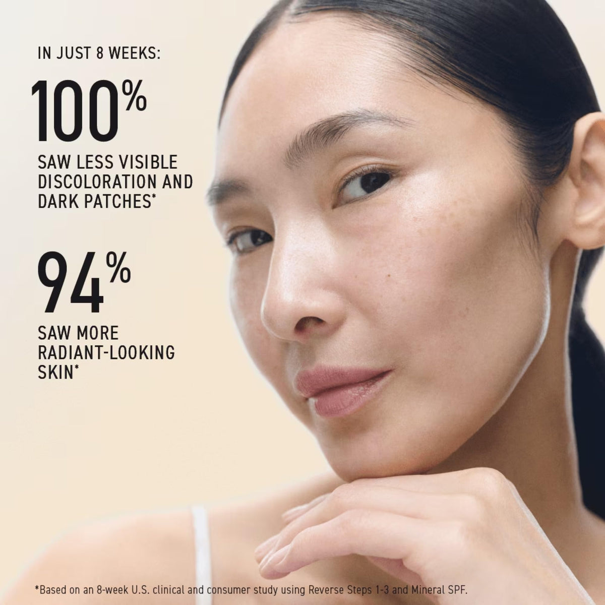 RODAN + FIELDS foam in hand demonstrating easy lather and cleansing