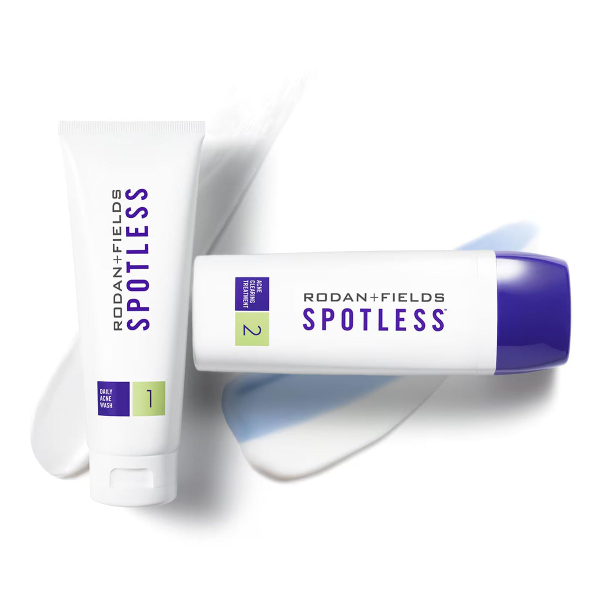 RODAN + FIELDS texture close-up of gel lather demonstrating gentle exfoliating action and clarity