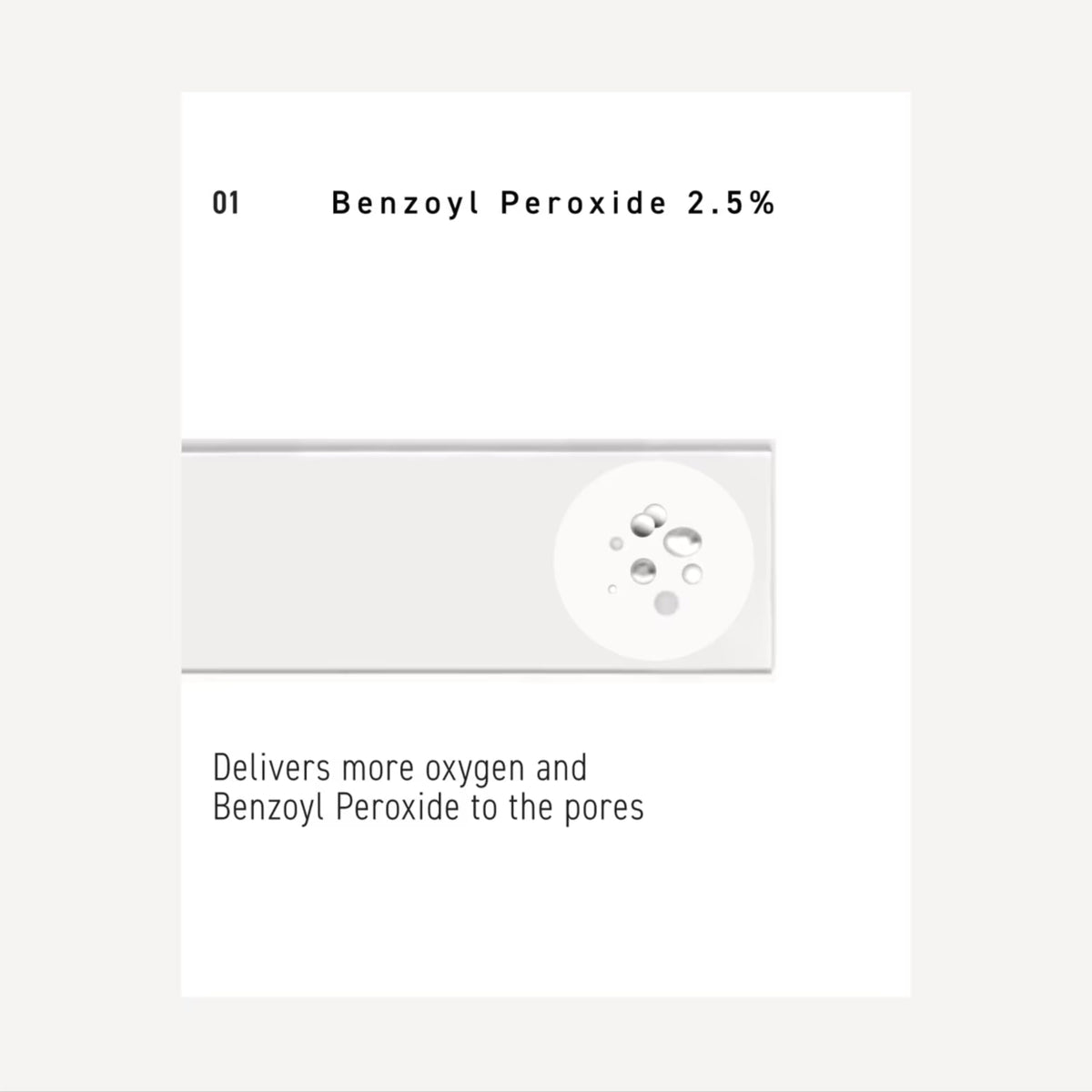 RODAN + FIELDS benzoyl peroxide wash foam on hand demonstrating gentle texture