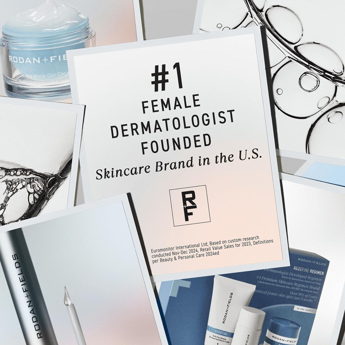 RODAN + FIELDS in travel pouch showing compactness for on-the-go use