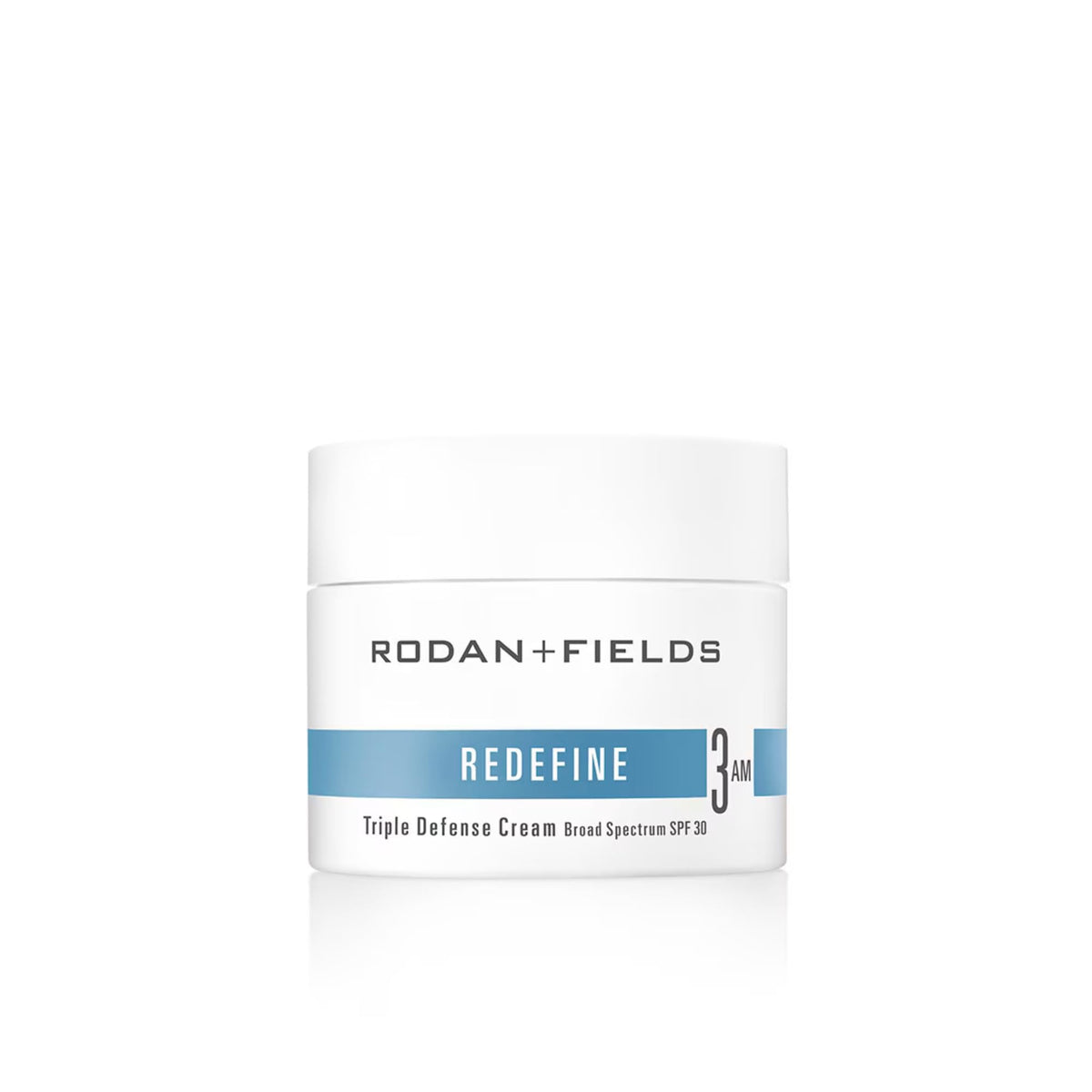 Rodan + Fields front packaging showing SPF 30 protection and benefits