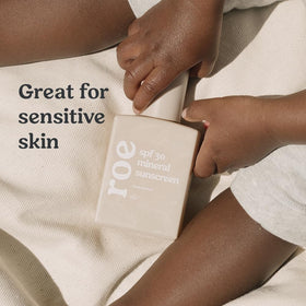 Roe Wellness cream texture close-up with zinc oxide for gentle mineral coverage